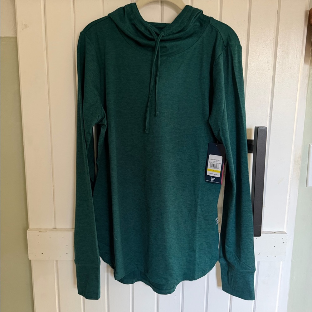 Reebok Deep Teal Heather Hoodie